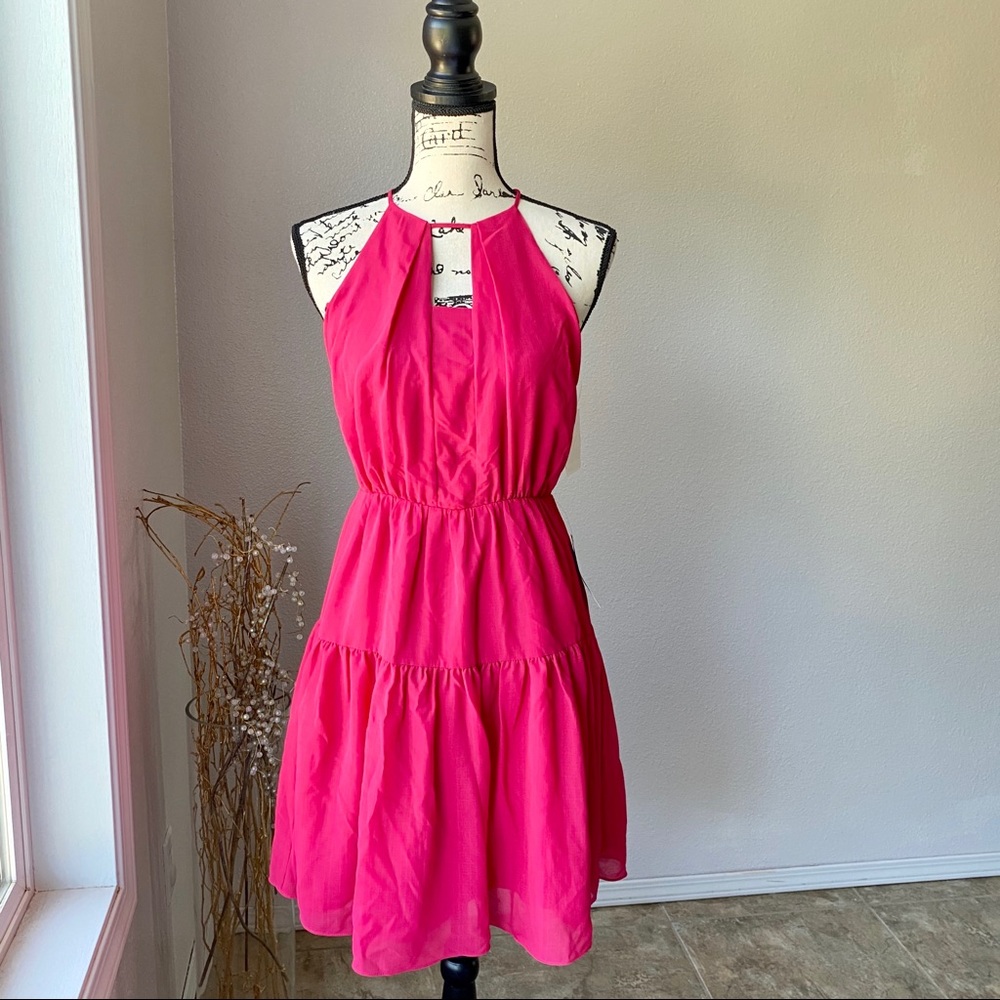 Chelsea28 NWT Nordstrom’s Pink Raspberry Cocktail Dress XS Summer